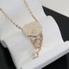 CHANEL-teardrop diamond necklace #2348