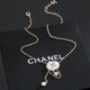 CHANEL-teardrop diamond necklace #2348