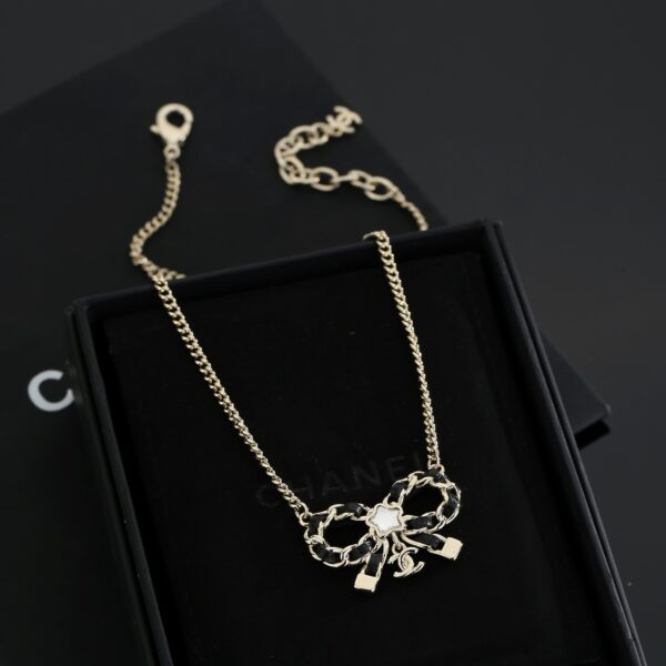 CHANEL-bowknot necklace #2349
