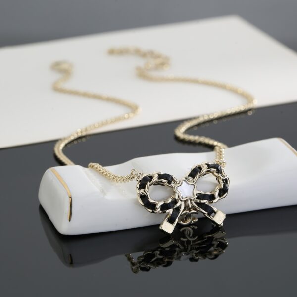 CHANEL-bowknot necklace #2349