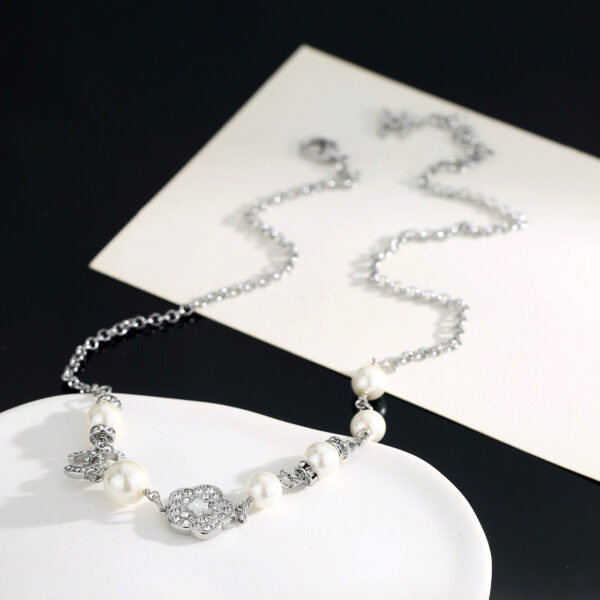 CHANEL-Pearl Clavicle Chain #2351