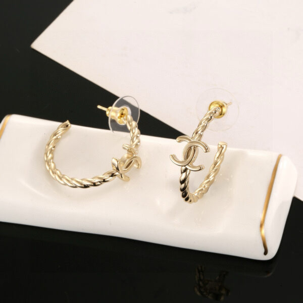 CHANEL-Large Earrings #2355