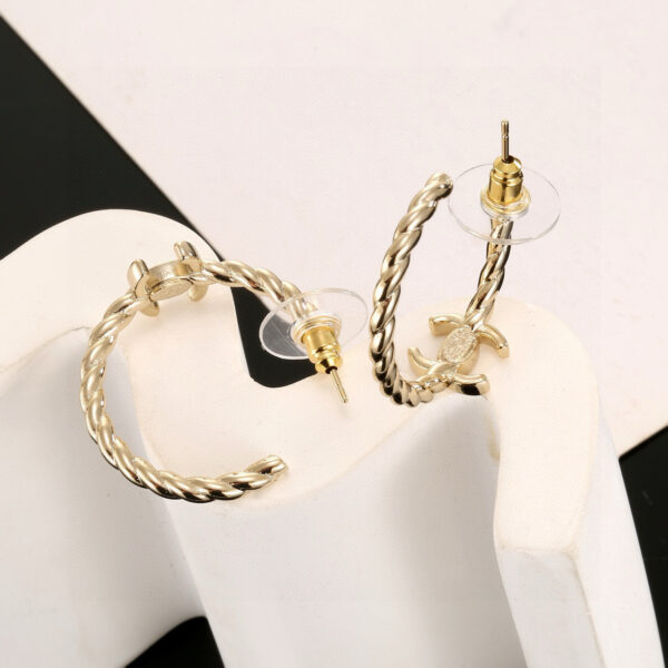 CHANEL-Large Earrings #2355