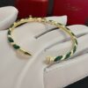 Cartier-Green Nail Bracelet #2368
