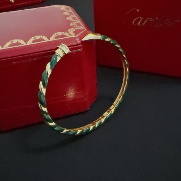Cartier-Green Nail Bracelet #2368