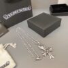 Chrome Hearts -Silver Cross Necklace #2373