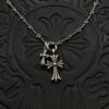Chrome Hearts-Large and Small Double Cross Necklace #2376