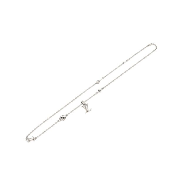 LV-Silver Pendant Necklace #2380