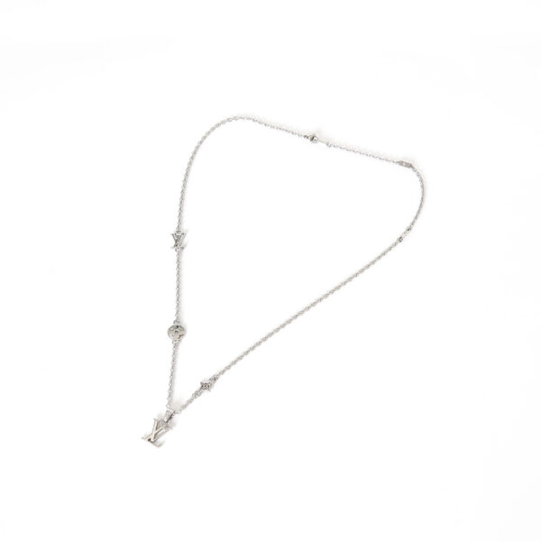 LV-Silver Pendant Necklace #2380