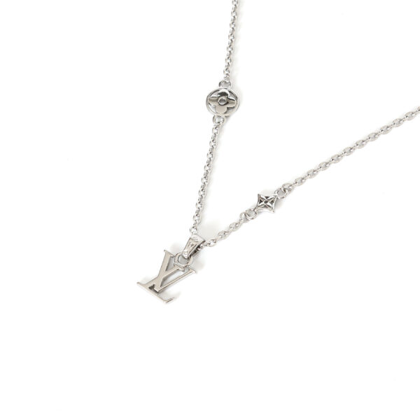 LV-Silver Pendant Necklace #2380