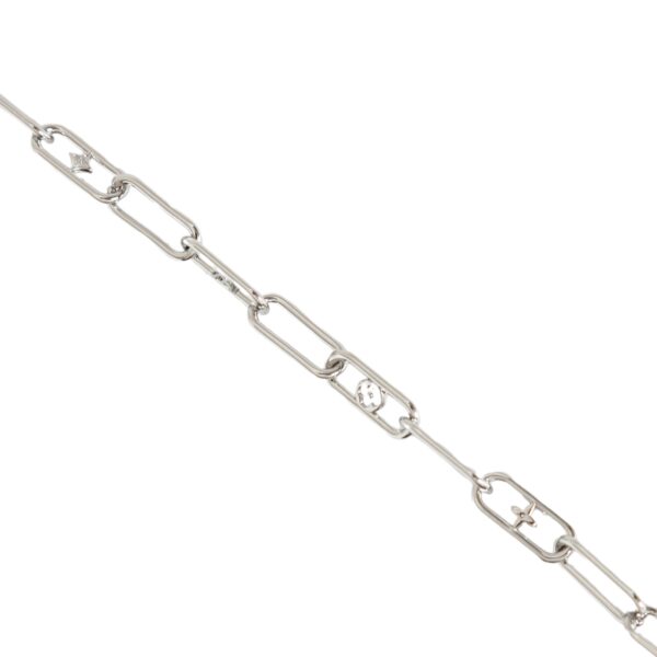 LV-Silver Clasp Necklace #2383