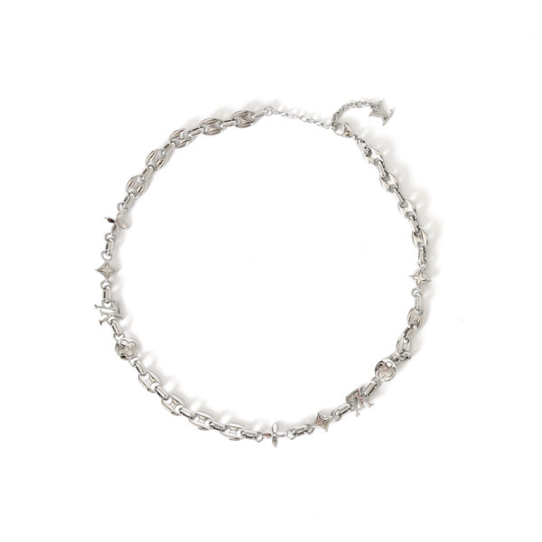 LV-Logo Charm Necklace #2384