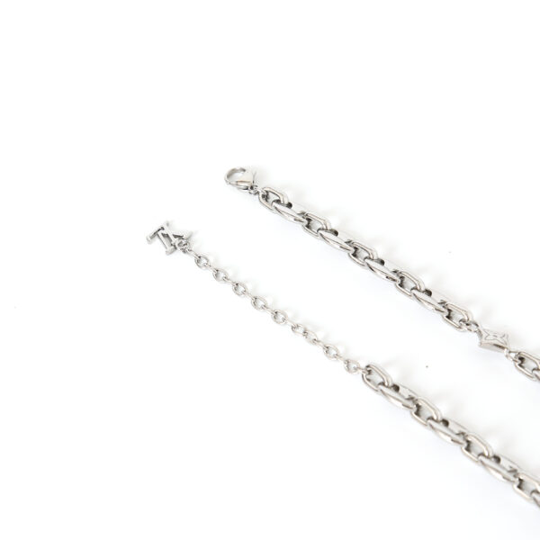 LV-Logo Charm Necklace #2384