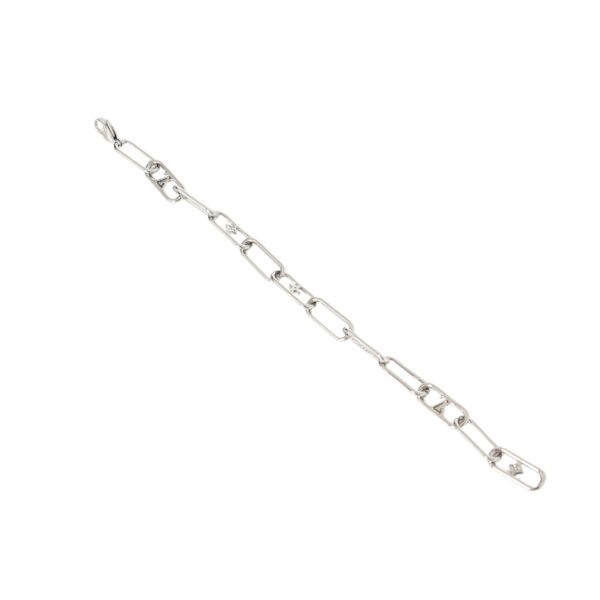 LV-Silver Clasp Bracelet #2385