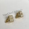 Van Cleef  Arpels -Medium-sized White Earrings (Studs) #2395