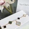 Van Cleef  Arpels -Large Five-Flower Black Onyx Bracelet#2380