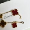 Van Cleef Arpels -Red Flower Tiger's Eye Bracelet #2399
