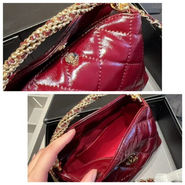 CHANEL-Twisted handle chain bag#2124