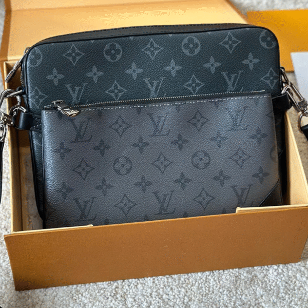 LV-Black Samurai Messenger Bag#2128