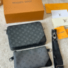 LV-Black Samurai Messenger Bag#2128