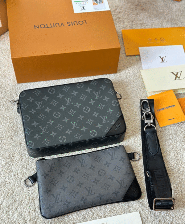 LV-Black Samurai Messenger Bag#2128