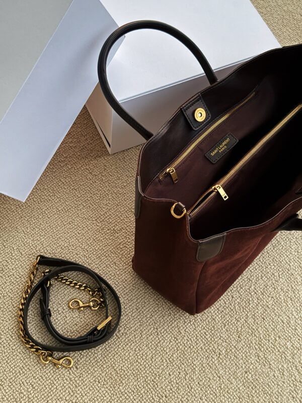 YSL-Suede Tote Bag#2141