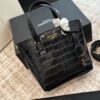 YSL-Handheld Tote Bag with Crocodile Pattern#2146