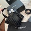 YSL-Handheld Tote Bag with Crocodile Pattern#2146