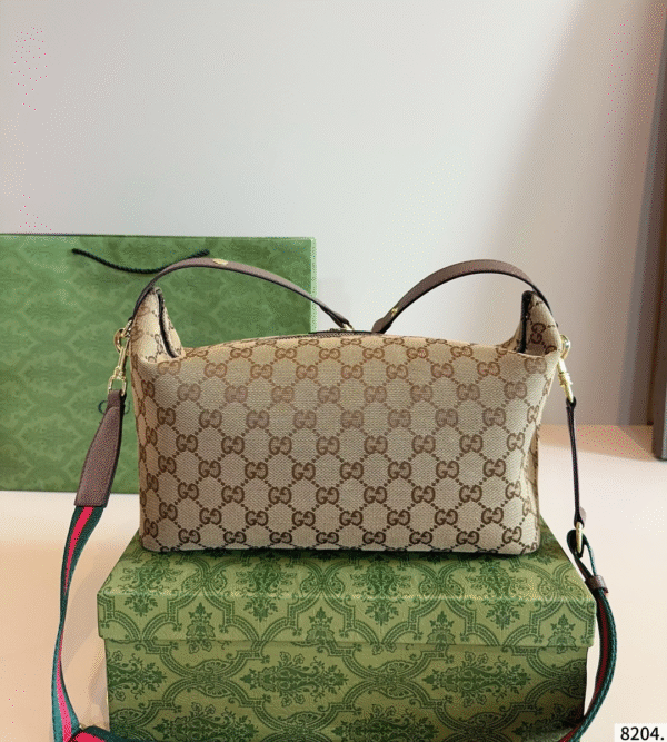 GUCCI-HOBO Lunch Box Tote Bag#2156