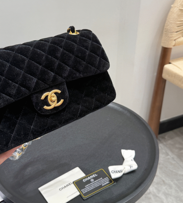 CHANEL-Velvet Chain Bag#2163