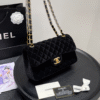 CHANEL-Velvet Chain Bag#2163