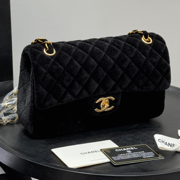 CHANEL-Velvet Chain Bag#2163