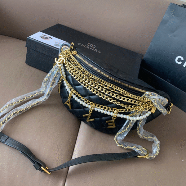 CHANEL-Chain Fringe Bag#2164