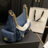 CHANEL-25Denim Underarm Bag#2176