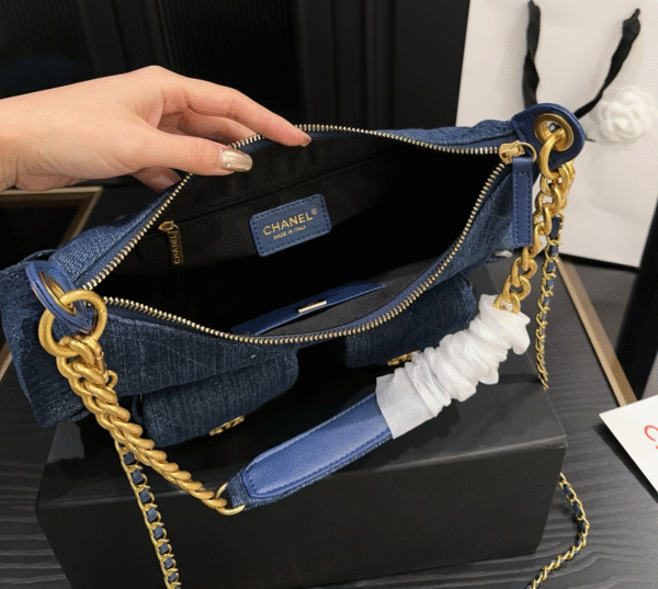CHANEL-25Denim Underarm Bag#2176