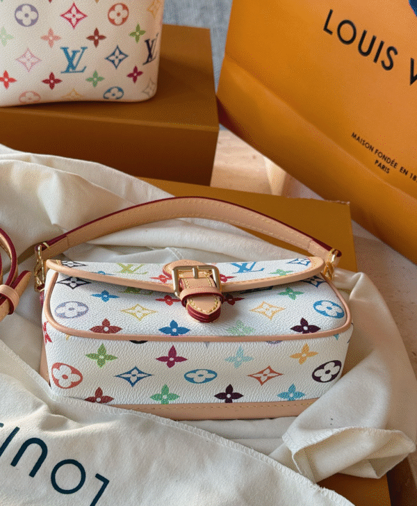 LV-Tri-color Baguette Bag#2170