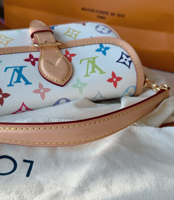 LV-Tri-color Baguette Bag#2170