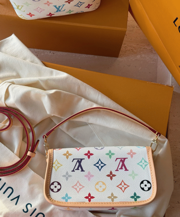 LV-Tri-color Baguette Bag#2170