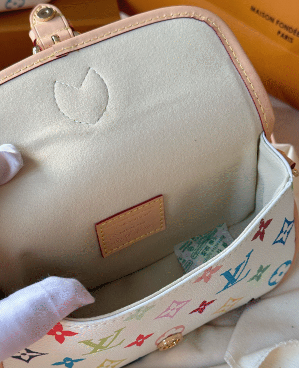 LV-Tri-color Baguette Bag#2170