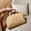CHANEL-Caviar Leather Bowling Bag#2185