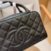CHANEL-Caviar Leather Bowling Bag#2185