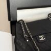 CHANEL-vintage black and silver Gabrielle bag#2206