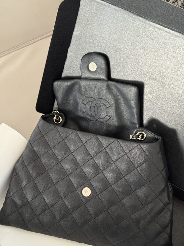 CHANEL-vintage black and silver Gabrielle bag#2206