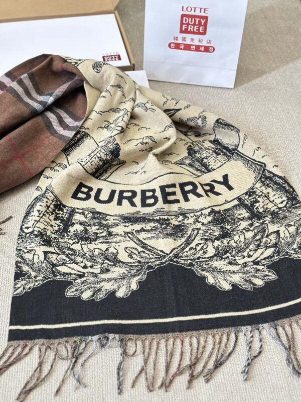 BURRBER-equestrian knight scarf#2208