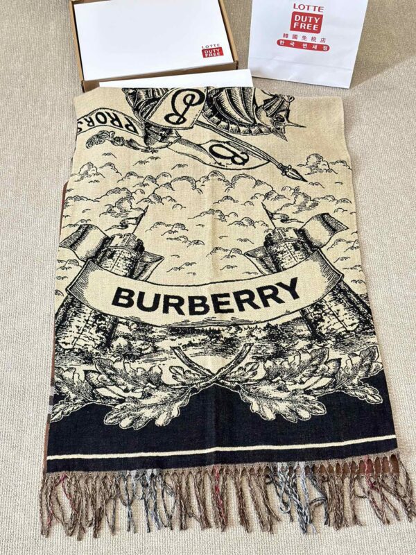 BURRBER-equestrian knight scarf#2208