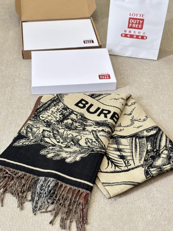 BURRBER-equestrian knight scarf#2208