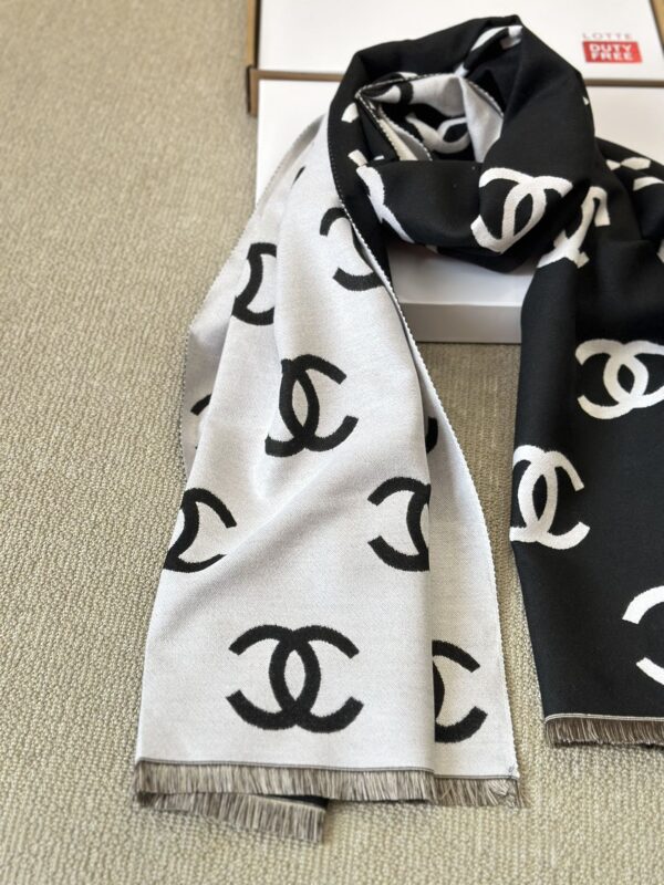 CHANEL-new-style jacquard scarf#2209