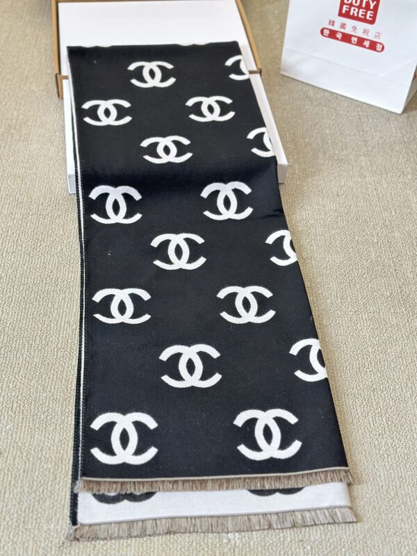 CHANEL-new-style jacquard scarf#2209
