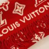 LV-red reversible scarf#2212