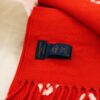 LV-red reversible scarf#2212
